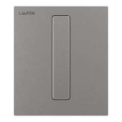 LAUFEN INEO|LIS Pisoárové WC tlačidlo AU103, obdĺžnikové tlačítko, farba nerezová oceľ brúsená 928, H9091039280001