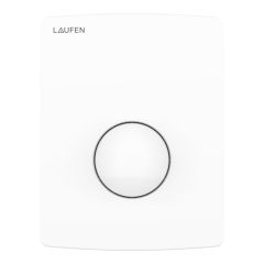 LAUFEN INEO|LIS Pisoárové WC tlačidlo AU109, kruhové tlačítko, Biela 000, H9091090000001