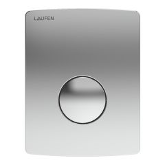 LAUFEN INEO|LIS Pisoárové WC tlačidlo AU109, kruhové tlačítko, Chróm 004, H9091090040001