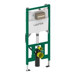 LAUFEN INEO Rámový podomietkový modul slim s kompaktnou nádržkou (90 mm), pre závesné WC a závesné WC so zabudovanou bidetovou tryskou,  so zabudovanou hadičkou pre prívod vody, H9201100000001
