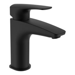 LAUFEN LAURIN Umývadlová stojančeková batéria Eco +, pevný výtok 106 mm, bez výpustu, PVD titán čierný mat 428, HF500702428000