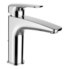LAUFEN LAURIN Umývadlová stojančeková páková batéria s výtokom 130 mm, s automatickým výpustom, Chróm 100, HF500703100000