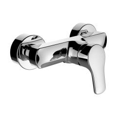 LAUFEN CITYPRO Wall-mounted single lever shower mixer, with one outlet, without accessories, Chróm 100, HF500952100640 LAUFEN CITYPRO Wall-mounted single lever shower mixer, with one outlet, without accessories, Chróm 100, HF500952100640