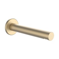 LAUFEN TWINPLUS SLIM Vaňový nástenný výtok, dĺžka 185 mm, PVD svetlo zlatá matná 462, HF505469462000 LAUFEN TWINPLUS SLIM Vaňový nástenný výtok, dĺžka 185 mm, PVD svetlo zlatá matná 462, HF505469462000
