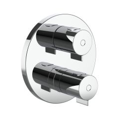 LAUFEN THERM Termostatická podomietková sprchová batéria, Chróm 100, HF506576100000