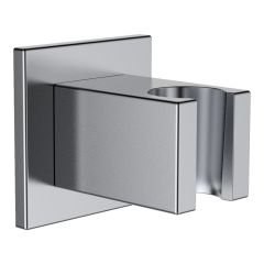 LAUFEN QUADRIGA Nástenný držiak ručnej sprchy 'QUADRIGA', pevný, celokovový, PVD inox kartáčovaná oceľ 441, HF901168441000 LAUFEN QUADRIGA Nástenný držiak ručnej sprchy 'QUADRIGA', pevný, celokovový, PVD inox kartáčovaná oceľ 441, HF901168441000