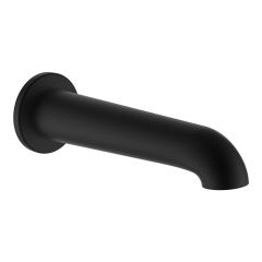 LAUFEN PURE Nástenný výtok 175 mm, PVD titán čierný mat 428, HF901771428000 LAUFEN PURE Nástenný výtok 175 mm, PVD titán čierný mat 428, HF901771428000