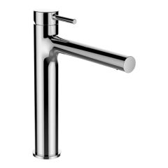LAUFEN TWINPLUS Umývadlová stojančeková páková batéria pre umývadlové misy Eco+, bez automatického výpustu, s výtokom 180 mm, prietok 5,7 l/min, Chróm 100, HF905414100060
