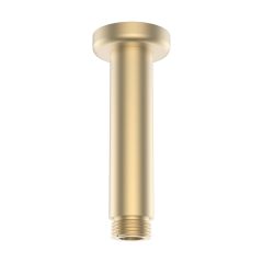 LAUFEN SHOWER PROGRAMME Sprchové rameno stropné 100 mm, s kruhovou ružicou, pre kruhovú hlavovú sprchu s dažďovým efektom, PVD svetlo zlatá matná 462, HF960098462001