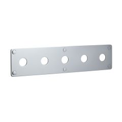 LAUFEN Krycia doska, chróm, pre vaňovú 5-otvorovú batériu, 120 × 510 mm, WI107912100000