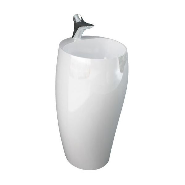 RAK CLOUD Umývadlo voľne stojacie freestanding 49x49 cm, CLOFS5001AWHA