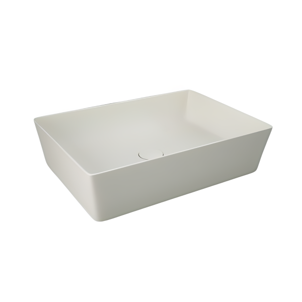 RAK FEELING Umývadlo na dosku matná greige 50x36x13 cm, FEECT5000.505