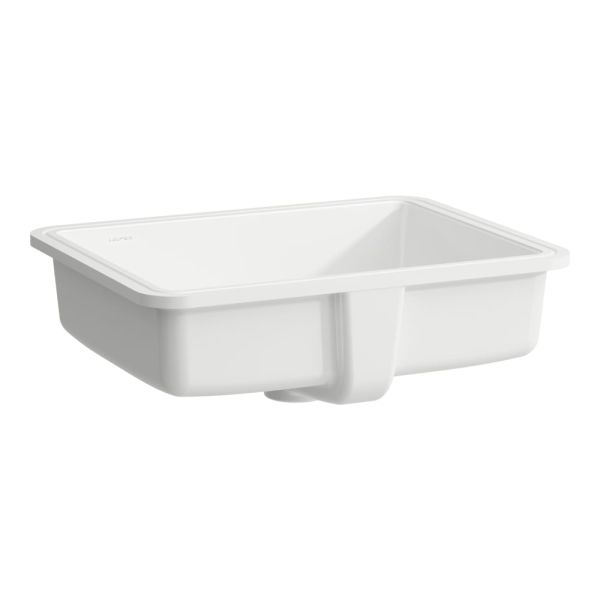LAUFEN SAVOY Vstavané umývadlo, obdĺžnikové bez otvrou pre batériu s prepadom, 440x330 mm, farba Biela, H8189470001091
