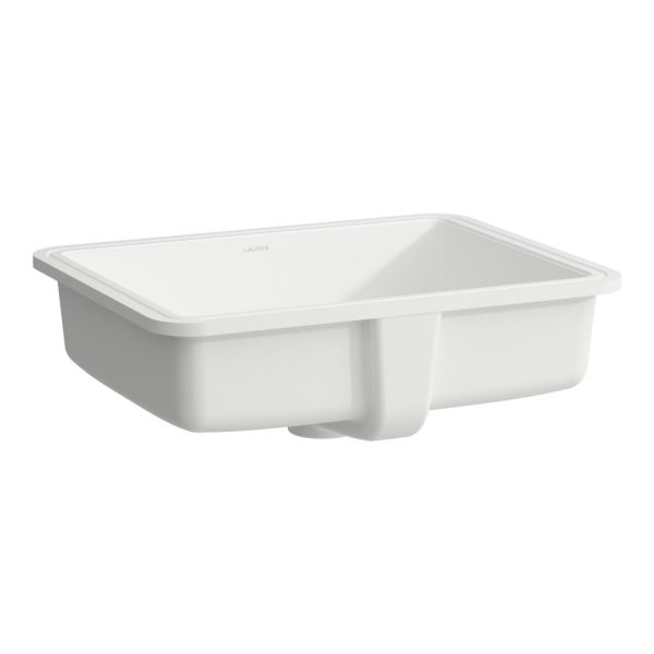 LAUFEN SAVOY Vstavané umývadlo, obdĺžnikové bez otvrou pre batériu s prepadom, 440x330 mm, farba Biela matná, H8189477571091