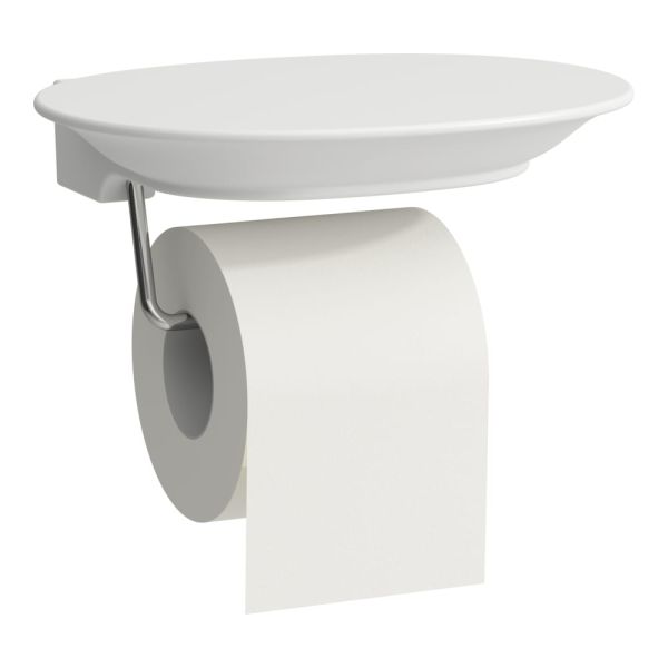 LAUFEN ILBAGNOALESSI|THE NEW CLASSIC Keramický držiaky WC papiera 22x17,5x16,5 cm, Biela matná 757, H8738537570001