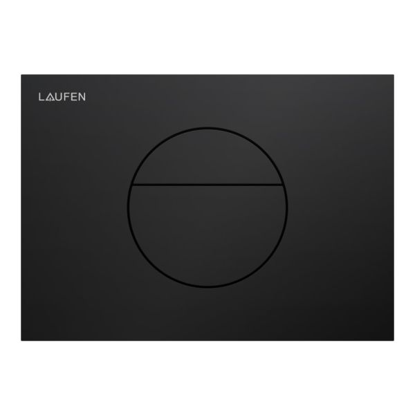 LAUFEN INEO WC tlačidlo INEO SUNRISE, Dual Flush, Čierna matná 716, H9001127160001