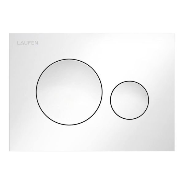 LAUFEN INEO WC tlačidlo INEO MOON, Dual Flush, Biela 000, H9001140000001
