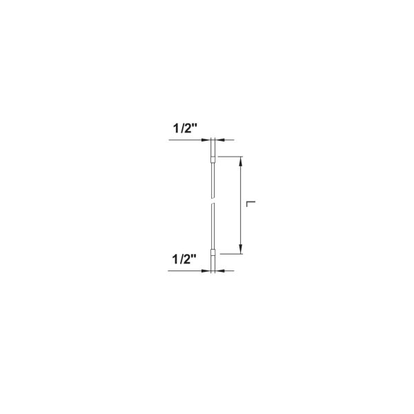 LAUFEN Simiflex sprchové hadica, 1/2" dĺžka: 1250 mm, Chróm 000, WI504740000000