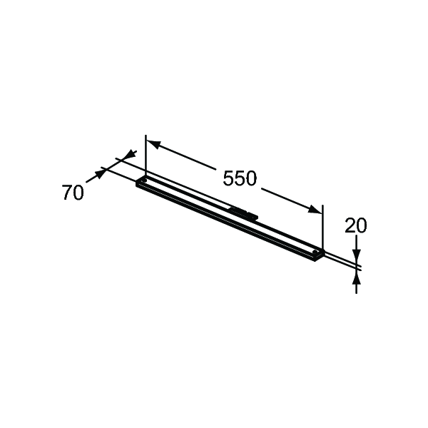STRADA LED osvetlenie 55 cm, K2681