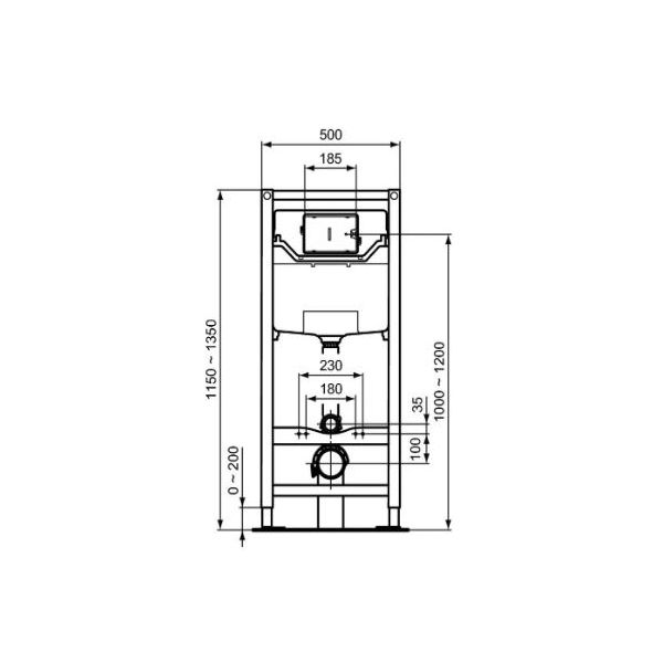 PACK SIMPLICITY WC - závesné E8769 + WC sedadlo E1317 + nádržka R020467, R009467 + dvojtlačítko, R0121AC
